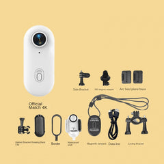 Thumb Bike Camera Magnetic Back Clip Sports Camera Thumb Recorder Pet