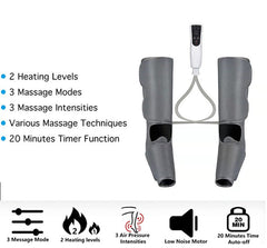 Leg massager air pressure air wave hot compress beauty leg massager knee size leg massager