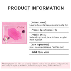 Lip mask is applied to remove dead skin fade lip wrinkles darken the lips moisturize and moisturize the lips