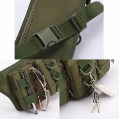 Black Hawk Commandos Waist Bag 3-Sack Portable Waterproof camouflage pack for Travel workout sports outdoor