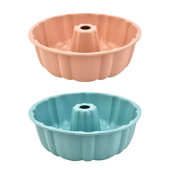 10-inch Non-Stick Silicone Bundt Pan - Multipurpose Baking Mold for Cakes, Jello & Gelatin