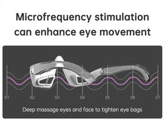 Led Red Light Therapy Device Anti-aging Micro-current Ems Eye Massager 3d Eye Vibration For Eye Wrinkle Dark Circle Remova