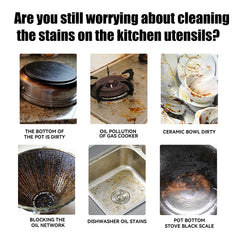 Cooktop Cleaner Cream, Wash The Kitchen Stove Basin To Remove Oil Stains And Dirt To Remove Black Dirt At The Bottom Of The Pot