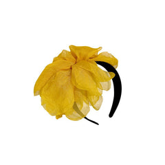 Handmade European and American headbands with versatile fabric flower hair accessories