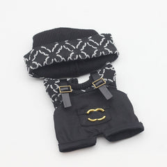 17cm Labubu First and Second Generation Blind Box 10cm Cotton Crying Doll Clothes Knitted Printed Hat