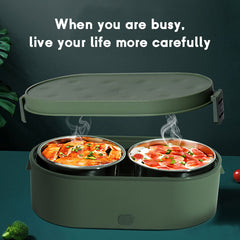 Power Bank USB Self Heat Lunch Box Electric Food Warmer Heated Lunch Box Electric USB For Office Outdoor