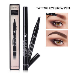Four Head Eyebrow Pencil Liquid Eyebrow Pencil Very Fine Micro Carving Eyebrow Pencil Waterproof And Durable
