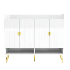 U-Can shoe cabinet with door, 11 layers with adjustable shelves, modern wooden shoe cabinet (PVC surface)