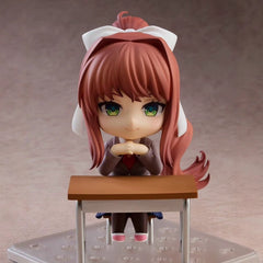 Q-version Clay Man Heartbeat Literary Department Monica Face Changing Mobile Anime Handmade Model Doll