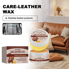 Leather Care Wax Car Seat Furniture Sofa Leather Shoes Care Refurbishment Maintenance Portable Care