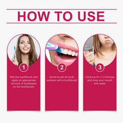 Baking Soda Toothpaste, Mint Fresh Teeth Cleaning Care Brightening Smile Teeth Cleaning Toothpaste