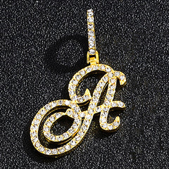 Hip hop accessories grass letter pendant melon seed buckle Cuban chain accessory