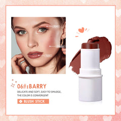 QIBEST Multifunctional Makeup Stick Highlighter Blush Contouring Balm Lip Stick Rouge Pen Lipstick