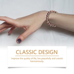 Gold Wire Sandalwood Bead Hand Daily Wear Decoration Simple Fashion 100 With Decorative Wooden Bead Bracelet
