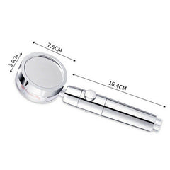 Onder Druk Douchekop Shower Nozzle Water-saving Flow 360 Rotating High-pressure Nozzle With Small Fan