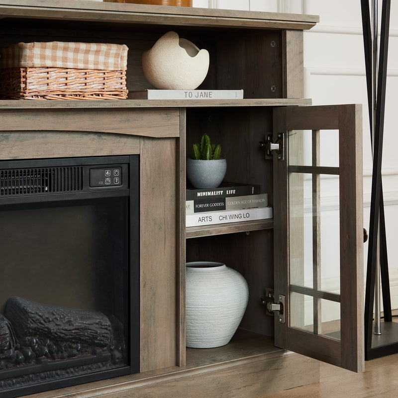 Classic TV Media Stand Modern Entertainment Console with 23