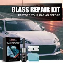 Glass Repair Kit, Auto Glass Cracks And Scratches Multi-Functional Adhesive Repair Solution