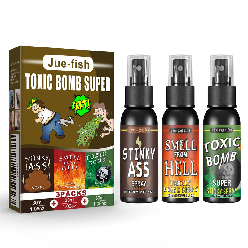 Fart Spray, April Fool's Day Pooper Toy Spoof Stink Entertainment Poop Hell Bomb Smell