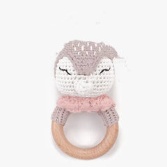 Carving Name Baby Soothing Bell Newborn Gift Bath Gift Knitted Cartoon Doll