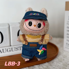 [Clothes Only]15-17 cm Labubu Sitting Party Doll Clothes Cute Set Clothes