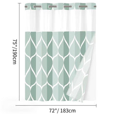 GeoWave Shower Curtain