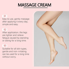 Herbal Leg Care Cream, Pamper And Massage Leg Skin To Relieve Leg Discomfort Daily Care Cream