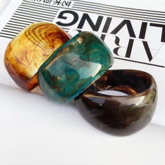 Li Shi patterned acrylic bracelet irregular bracelet