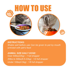 Cat And Dog Care Essence, Pet Cat And Dog Enhance Health Eat Care Sesame Seed Oil Essence