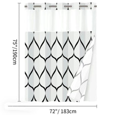 GeoWave Shower Curtain