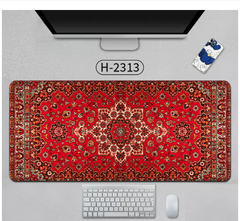 Large Persian Mouse Pad Office Carpet MousePad Natural Rubber Lockedge Anti Slip Desk Mat Laptop Office Game Accessories Pad