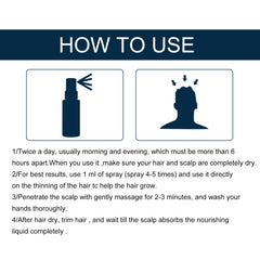 Men's Hair Spray, Dense Hair Solid Hair Hair Line Anti-Drop Treatment Fluid Thick