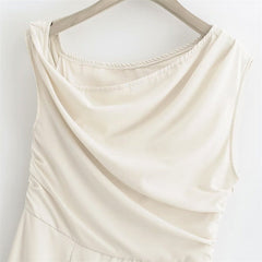 Fashionable and Sexy Off-the-Shoulder Waist-Cinching Bodycon Dress for Women