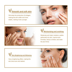 Rice Cream Deeply Hydrates And Restores Skin Barrier, Lighens Spots, Brighens And Even Skin Tone