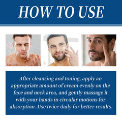 Collagen Wrinkle Remover Cream for Men, Anti Aging Fade Fine Lines Tightening Hydrating Cream