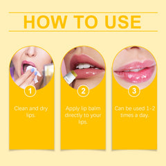 Lemon and Ginger Lip Balm Moisturize and Moisturize with Lemon and Prevent dry and cracking Nourishing Lip Balm