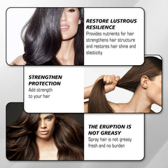Hair Shine Spray Repair Dry And Irritated Hair Moisturizing Hair Treatment Spray For Damaged Hair