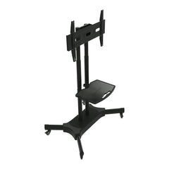 FANCO Universal Rotating TV Stand, suitable for 32-80 inch TVs, with adjustable tilt height and maximum VESA 600x400mm (black)