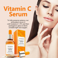 Vitamin C Face Serum, Lighten Fine Lines And Tighten Facial Skin Anti-Aging Serum