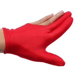 Billiard Cue Glove Pool Left Hand Open Three Finger