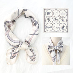 Silk Scarf Women's Sunscreen Beach Imitation Silk Versatile Silk Scarf Neckband