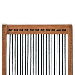folding roping wood chair