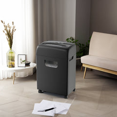 PAPER SHREDDER CROSS CUT LARGE BIN HIGH SECURITY LOW NOISE