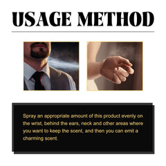 Pheromone Enhanced Cologne, Men's Cologne Lasting Light Fragrance Business Gentleman Fresh Charm Encounter Perfume