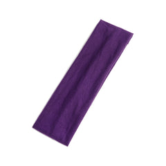 Simple Sports Headband Running Sports Anti Sweating Yoga Headband Unisex Solid Color Single Loop Headband