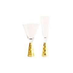High-end Glass Wine Glasses Golden Wine Glasses Family Party Champagne Glasses Bar Whiskey Cocktail Glasses Martini Glasses