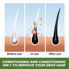 Plant Bubble Hair Natural Black Hair Dark Hair Hair Care Easy Color Lasting Mild Not Irritating