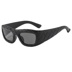 Weaving design frame, personalized fashion sunglasses, men's and women's high-end sense, European and American ins trend sun protection sunglasses
