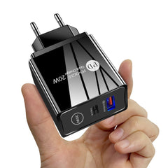 20W fast charging PD QC3.0 mobile phone charger charging head