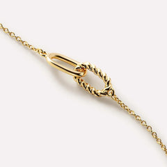 Interlocked Titanium Steel Necklace