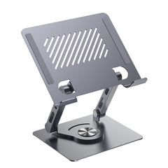 Dual arm support tablet stand with infinite adjustment, rotation, folding, heat dissipation, gaming phone stand